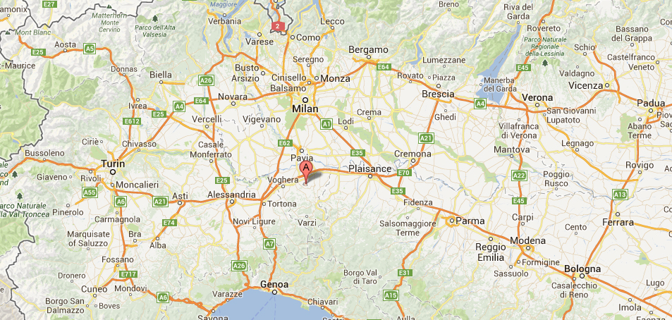 Oliva Gessi Map